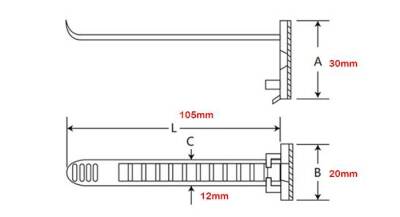 ACT-26 Adhesive Adjustable Cable Tie - 2