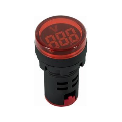 AD136-22DSV-K 24-450V AC Voltmeter - Red - 1