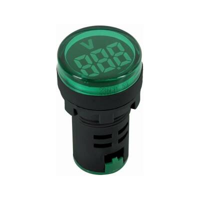 AD136-22DSV-Y 24-450V AC Voltmeter - Green - 1