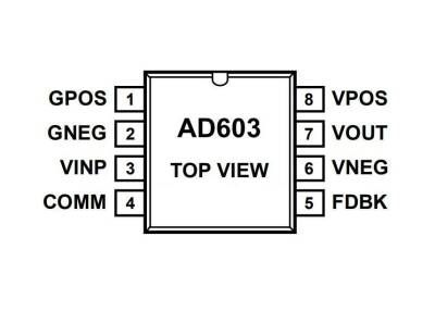 AD603ARZ SOIC-8 Smd Op-Amp Entegresi - 2