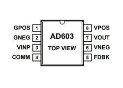 AD603ARZ SOIC-8 Smd Op-Amp Integrated - 2