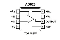 AD623AN DIP-8 Enstrümantasyon Yükselteci Entegresi - 2