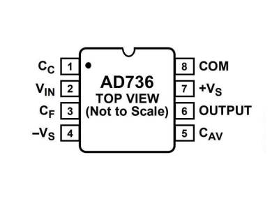 AD736JN DIP-8 Voltage Frequency Converter IC - 2