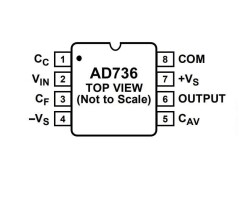 AD736JN DIP-8 Voltaj Frekans Çevirici Entegresi - 2