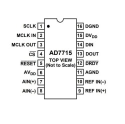 AD7715ANZ DIP-16 Analog Dijital Çevirici Entegresi - 2