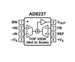 AD8237ARMZ-R7 MSOP-8 Smd Amplifier IC - 2