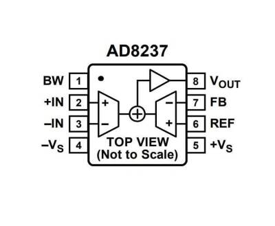 AD8237ARMZ-R7 MSOP-8 Smd Amplifikatör Entegresi - 2