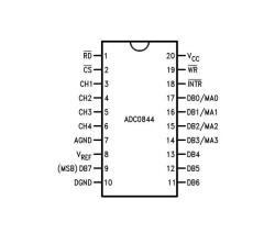 ADC0844 DIP-20 Analog Digital Converter Integrated - 2