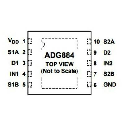 ADG884BRMZ MSOP-10 Smd Switch Entegresi - 2