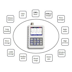 ADS2031H Digital Oscilloscope 30MHz 200Ms/s - 3