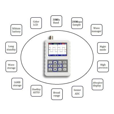 ADS2031H Dijital Osiloskop 30MHz 200Ms/s - 3