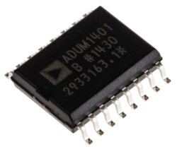 ADUM1401BRWZ SOIC-16 4 Channel Isolator IC 