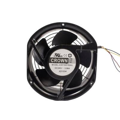 AGE15051B12U 24V 3.96A Metal Fan 150x170x52mm - 1