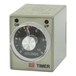 AH3-3 AC 220V Delayed DPDT Digital Time Relay - 12H - 1