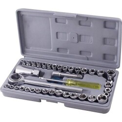 Aiwa Ratchet Socket Set 40 Piece Set - 1