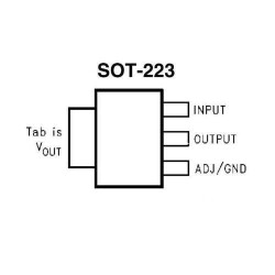 AMS1117 SMD 3.3V Voltage Regulator - LM1117 - 2