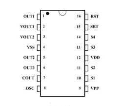 AP89010 DIP16 Audio IC - 2