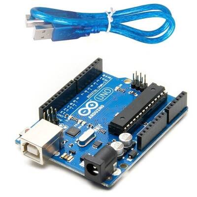 Arduino Uno R3 DIP Clone - (USB Cable Included) - 1