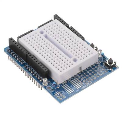 Arduino UNO R3 Proto Shield Kit with Mini Breadboard - 1