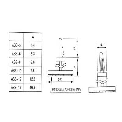 ASS-12 Plastic Tab Distance - 2