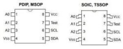 AT24C01 - SO8 SMD EEPROM Integrated - 2