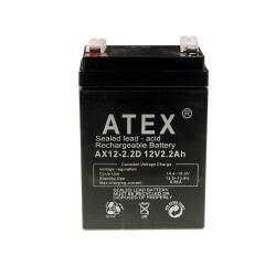 Atex 12V 2.2Ah Battery - Upright - 1