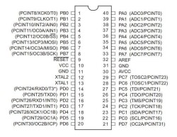 ATMEGA1284P-PU DIP-40 20MHz Mikrodenetleyici - 2