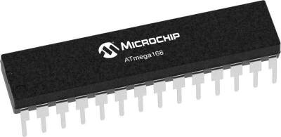 ATMEGA168-20PU DIP-28 20MHz Microcontroller - 1