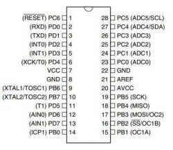 ATMEGA8L-8PU DIP-28 8MHz Mikrodenetleyici - 2