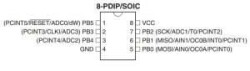 ATTINY13-20PU DIP-8 20MHz Microcontroller - 2