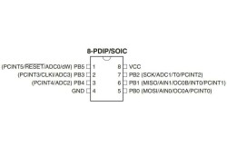 ATTINY13A-PU DIP-8 20MHz Mikrodenetleyici - 2