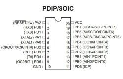 ATTINY2313-20PU DIP-20 20MHz Microcontroller - 2