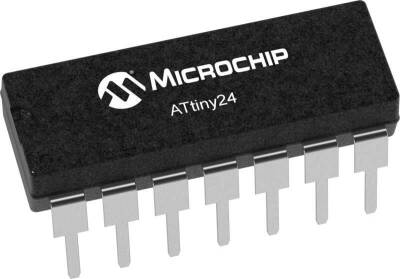 ATTINY24-20PU DIP-14 20MHz Microcontroller - 1