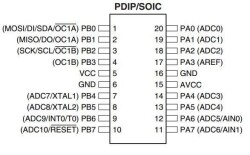 ATTINY26L-8PU DIP-20 8MHz Mikrodenetleyici - 2