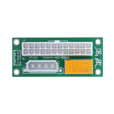 ATX - SATA Molex 24 Pin Power Supply Connection Adapter - 1