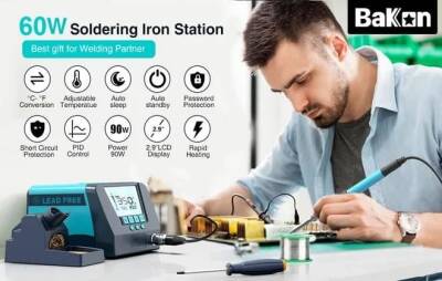 Bakon BK60 Intelligent Soldering Iron Station - 4