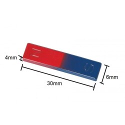 Bar Magnet 30x6x4mm 