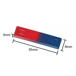 Bar Magnet 35x9x5mm 