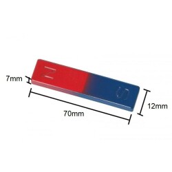 Bar Magnet 70x12x7mm 