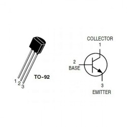 BC307 - TO92 PNP Transistor - 2