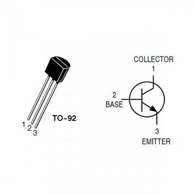 BC557 - TO92 PNP Transistor - 2