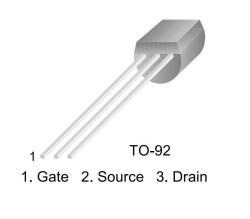 BF245A - TO92 N-FET Transistor - 2