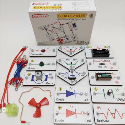 Block Circuits Electronic Training Set - 135 Projects - 2