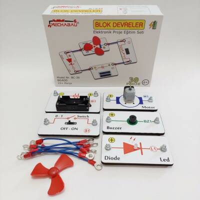 Block Circuits Electronic Training Set - 30 Projects - 2