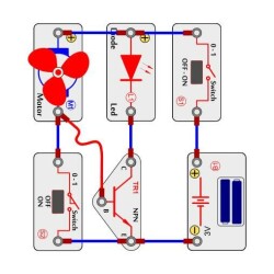 Blok Devreler Elektronik Eğitim Seti - 135 Proje - 4