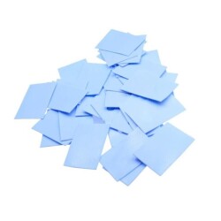 Blue TO-220 Plastic Insulator - Without Holes - 10 Pieces 