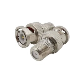 BNC Male - F Female Connector 