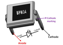 BPW34 Photodiode Optical Sensor - 2