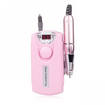 BQ101 Rechargeable Manicure Pedicure Nail File Set - Pink - 2