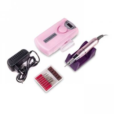 BQ101 Rechargeable Manicure Pedicure Nail File Set - Pink - 3